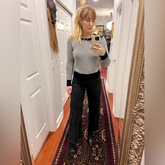 Banana republic wool black and white sweater - Picture 2 of 6